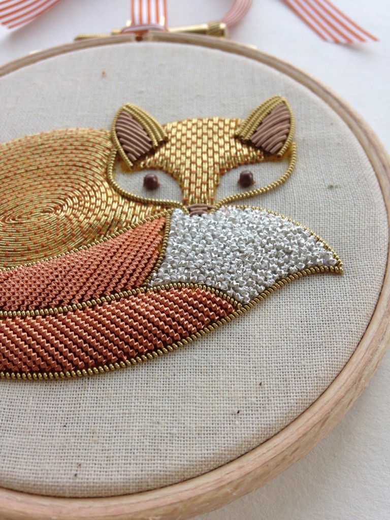 foxy -closeup // Royal School of Needlework